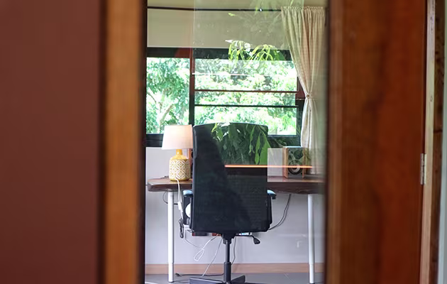 Bedroom with natural lighting